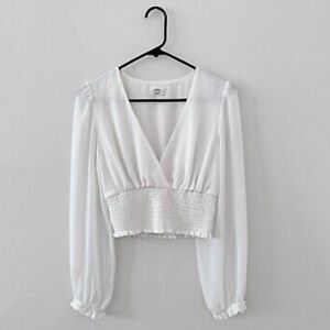 Aritzia Wilfred Long Sleeve Wistful Blouse